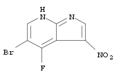 5-bromo-4-fluoro-3-nitro-1H-pyrrolo[2,3-b]pyridine